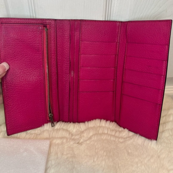 HERMES BEARN TRIFOLD LEATHER WALLET BLACK - Picture 12 of 15